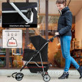 Bestpet Pet Stroller 3 Wheels Travel Folding Carrier